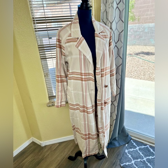 EUC Spell & the Gypsy Collective Organic Cotton Musk Basecamp Trench Coat - Picture 13 of 17